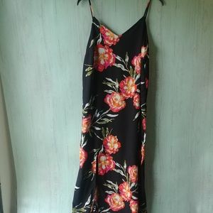 C&E Maxi Floral Dress With Slit